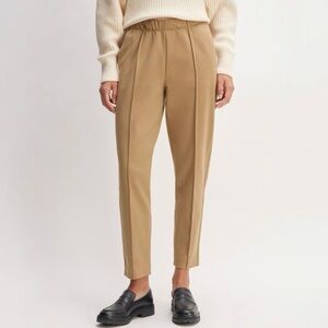 Vintage Lady Graff Tan Pleated Trouser Straight Leg Pants